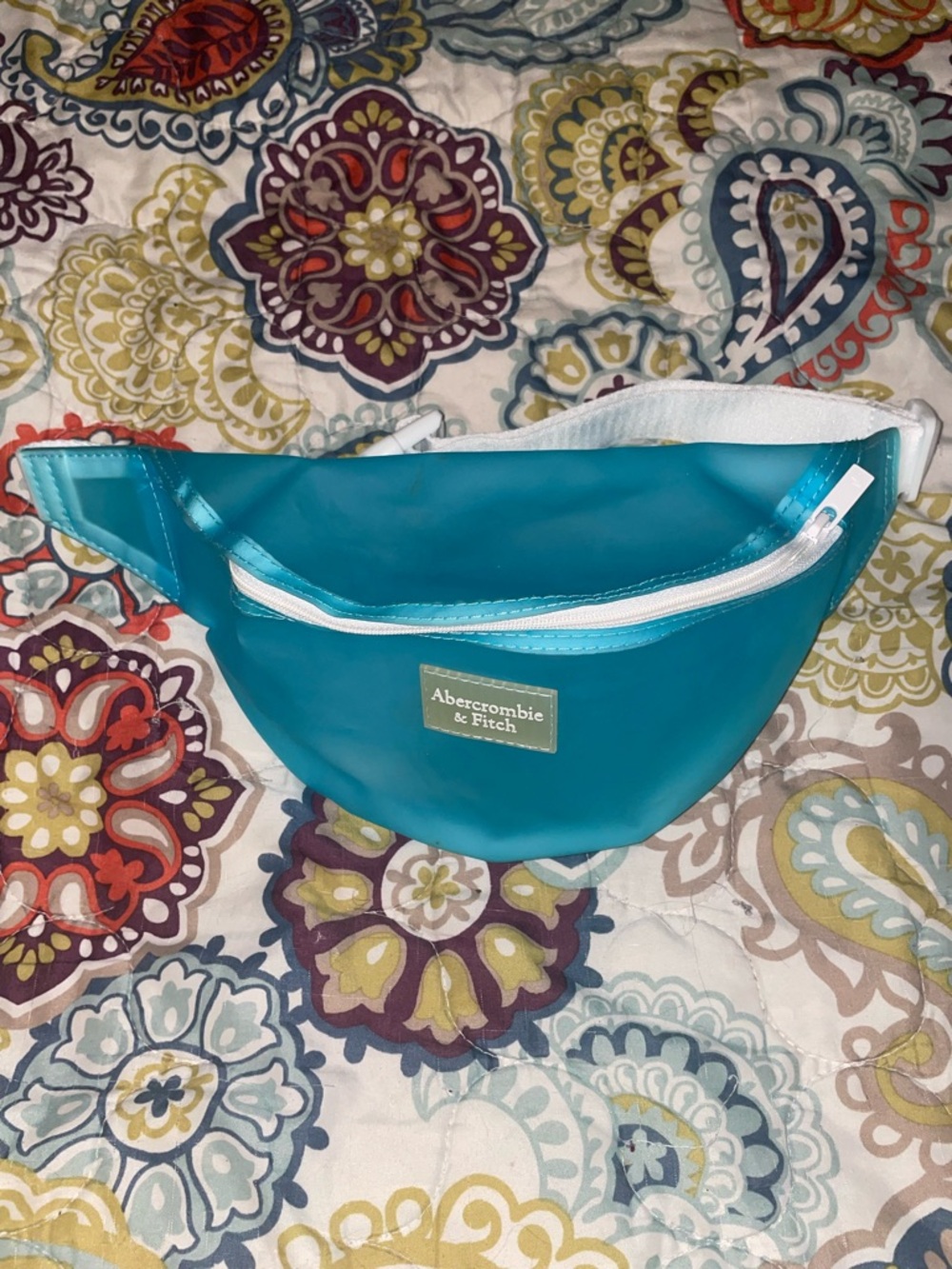 Abercrombie & Fitch Blue Jelly Belt Bag | Y2K Fanny Pack